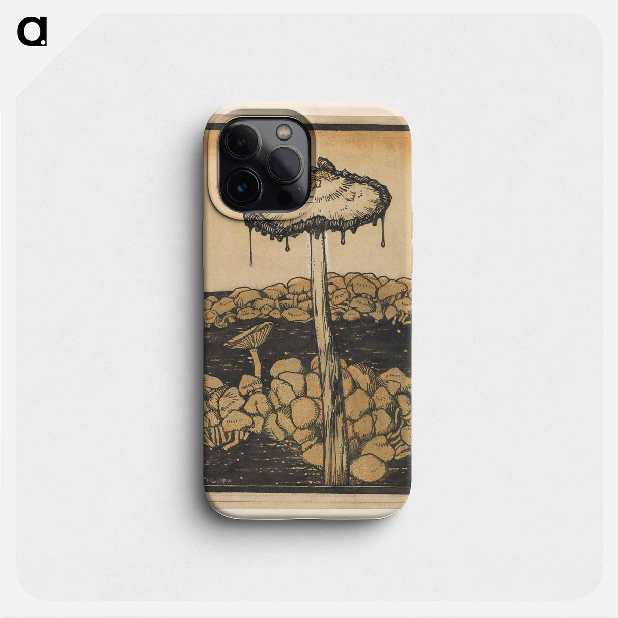 Druipende paddenstoel - Julie de Graag Phone Case.