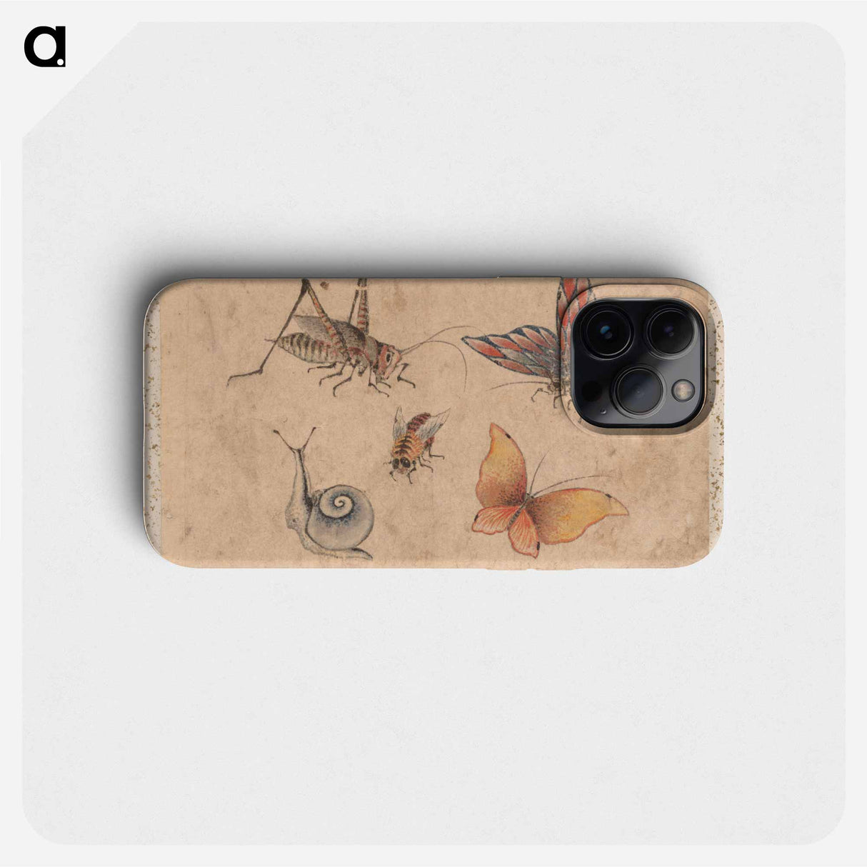 Album of Sketches by Katsushika Hokusai and His Disciples - 葛飾 北斎 Phone Case.