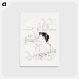 アートポストカード-The Lamp - メアリー カサット Postcard.