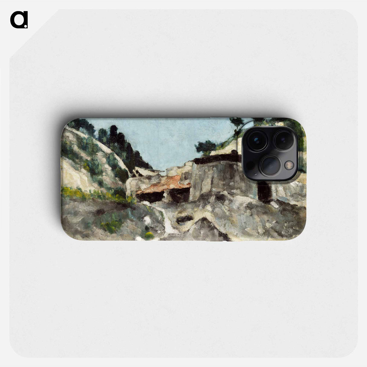 Landscape with Water Mill - ポール セザンヌ Phone Case.