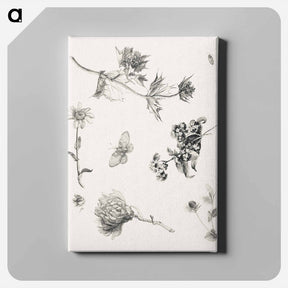 アートパネル-Flowers and Leaves - テオ ヴァン ホイテマ Canvas.