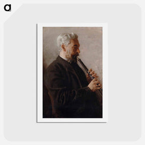 アートポストカード-Portrait of Benjamin Sharp - トーマス エイキンズ Postcard.