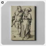 The Cook and his Wife - アルブレヒト デューラー Canvas.