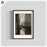 A Venetian Canal - アルフレッド スティーグリッツ Poster.