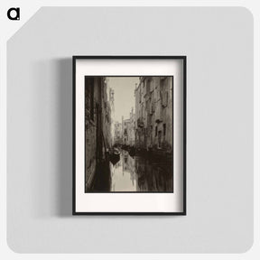 アートポスター-A Venetian Canal - アルフレッド スティーグリッツ Poster.