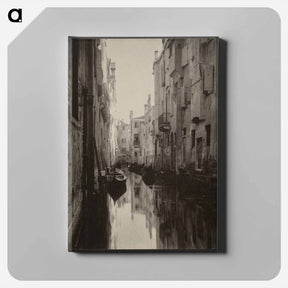アートパネル-A Venetian Canal - アルフレッド スティーグリッツ Canvas.