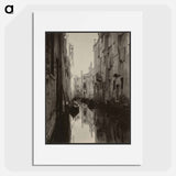 A Venetian Canal - アルフレッド スティーグリッツ Poster.