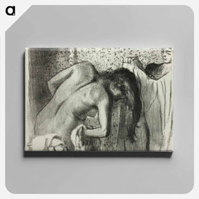 アートパネル-After the Bath - エドガー ドガ Canvas.