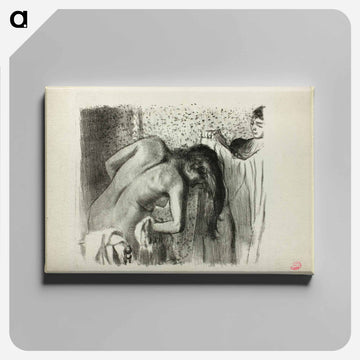 After the Bath - エドガー ドガ Canvas.