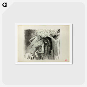 アートポストカード-After the Bath - エドガー ドガ Postcard.