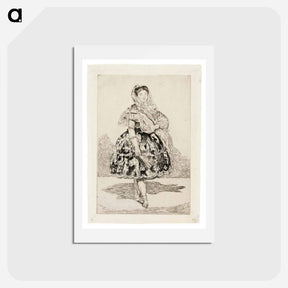 アートポストカード-Lola de Valence - エドゥアール マネ Postcard.