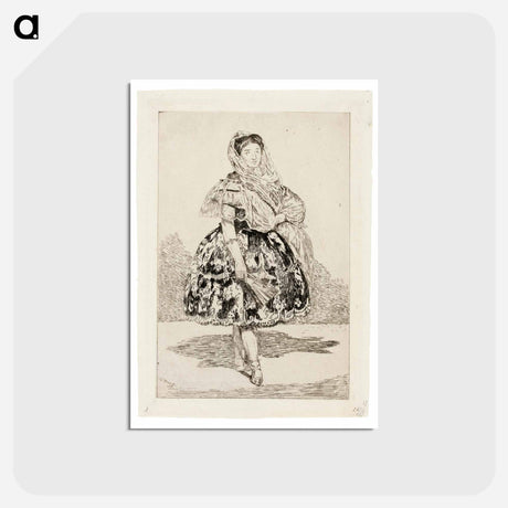 アートポストカード-Lola de Valence - エドゥアール マネ Postcard.