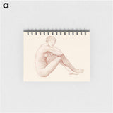 アートメモ帳-Female Nude: Study - エドワード バーン ジョーンズ Memo.