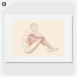 Female Nude: Study - エドワード バーン ジョーンズ Poster.
