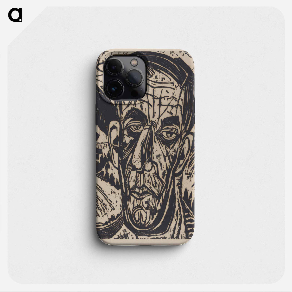 Head of van de Velde, Bright - エルンスト ルートヴィヒ キルヒナー Phone Case.