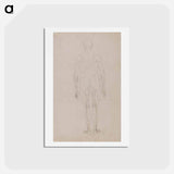 アートポストカード-Human Figure, Posterior View
 - ジョージ スタッブス Postcard.