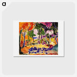アートポストカード-Countryside at Collioure - アンリ マティス Postcard.