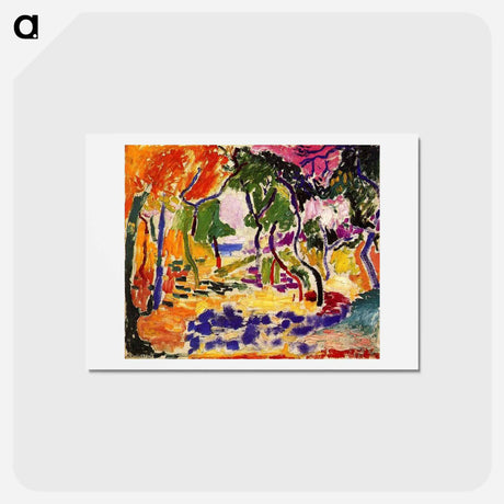 アートポストカード-Countryside at Collioure - アンリ マティス Postcard.