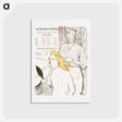 アートポストカード-Le coiffeur - アンリ ド トゥールーズ ロートレック Postcard.