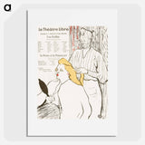 The coiffeur - Henri de Toulouse-Lautrec Poster.