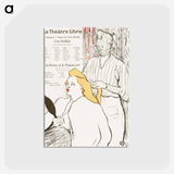 アートポストカード-Le coiffeur - アンリ ド トゥールーズ ロートレック Postcard.