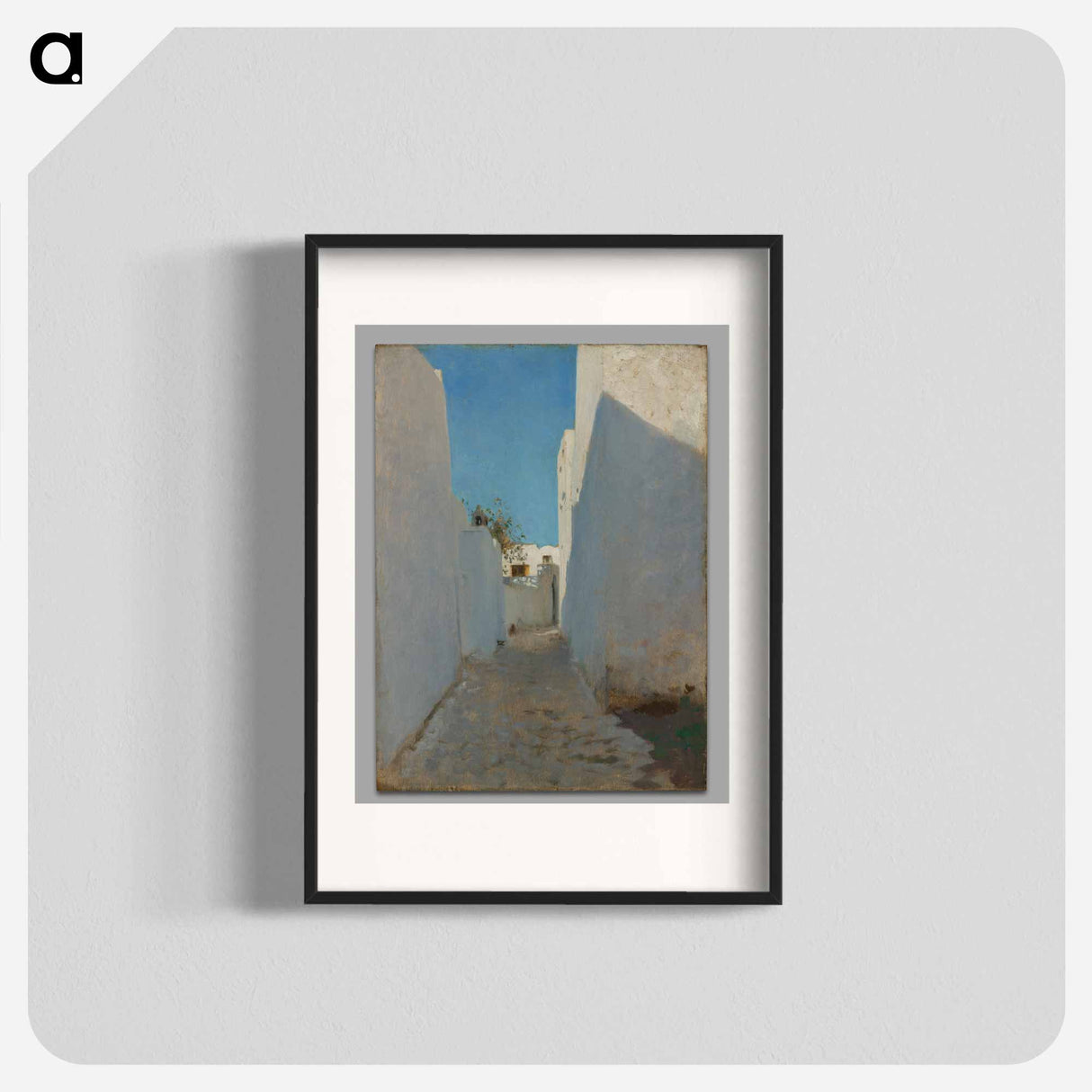 A Moroccan Street Scene - John Singer Sargent Poster.