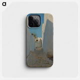 A Moroccan Street Scene - ジョン シンガー サージェント Phone Case.