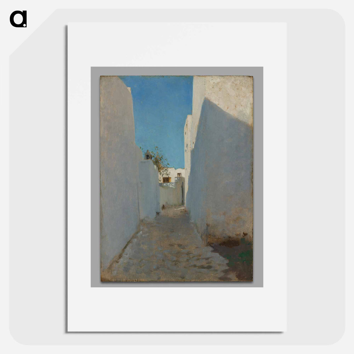 A Moroccan Street Scene - John Singer Sargent Poster.