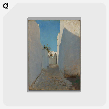アートポストカード-A Moroccan Street Scene - ジョン シンガー サージェント Postcard.