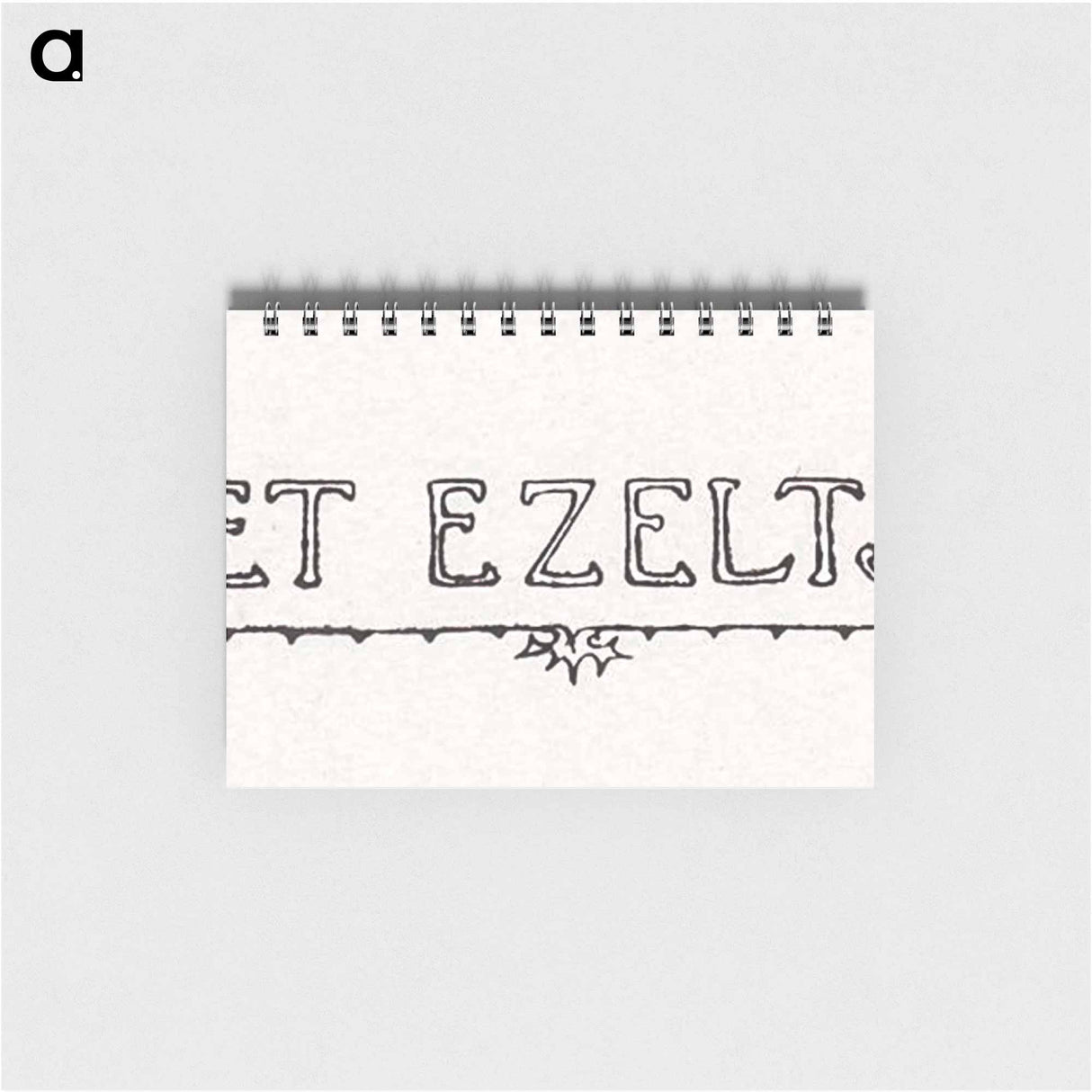 Woodcut icons of alphabets - ユリー デ フラーハ Memo.