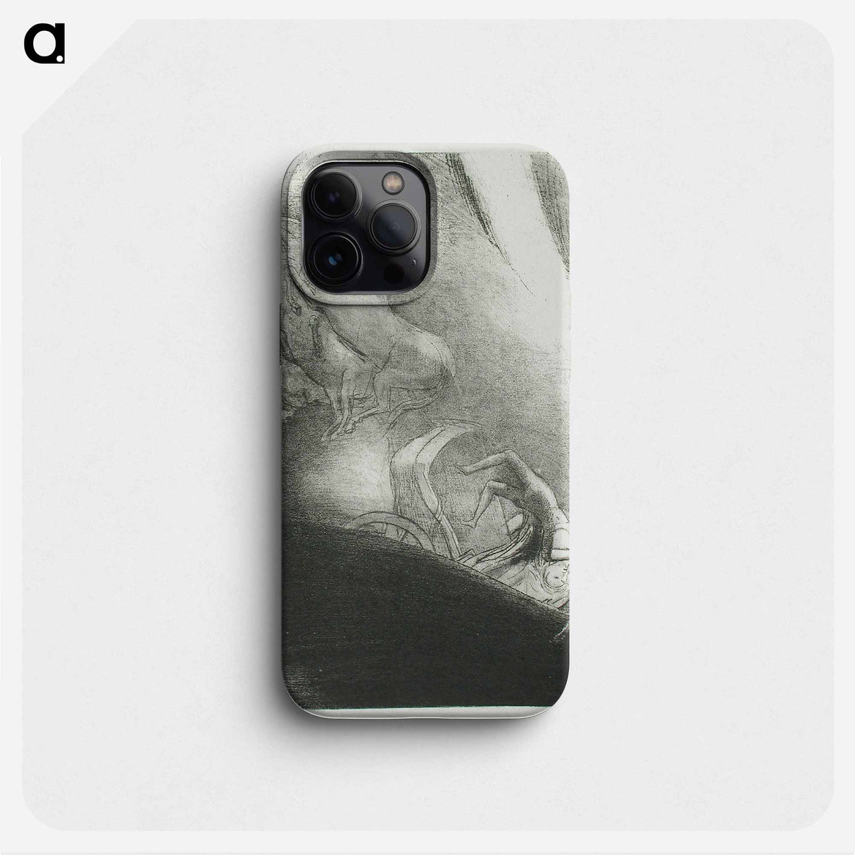 The boy in the house, the boy in the base - Odilon Redon Phone Case.