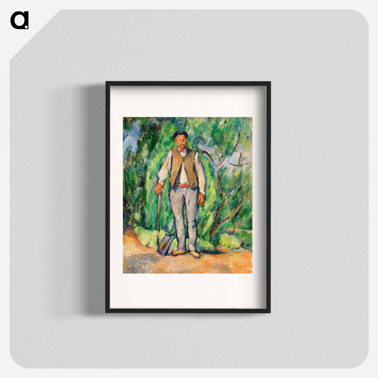 Gardener - Paul Cezanne Poster.