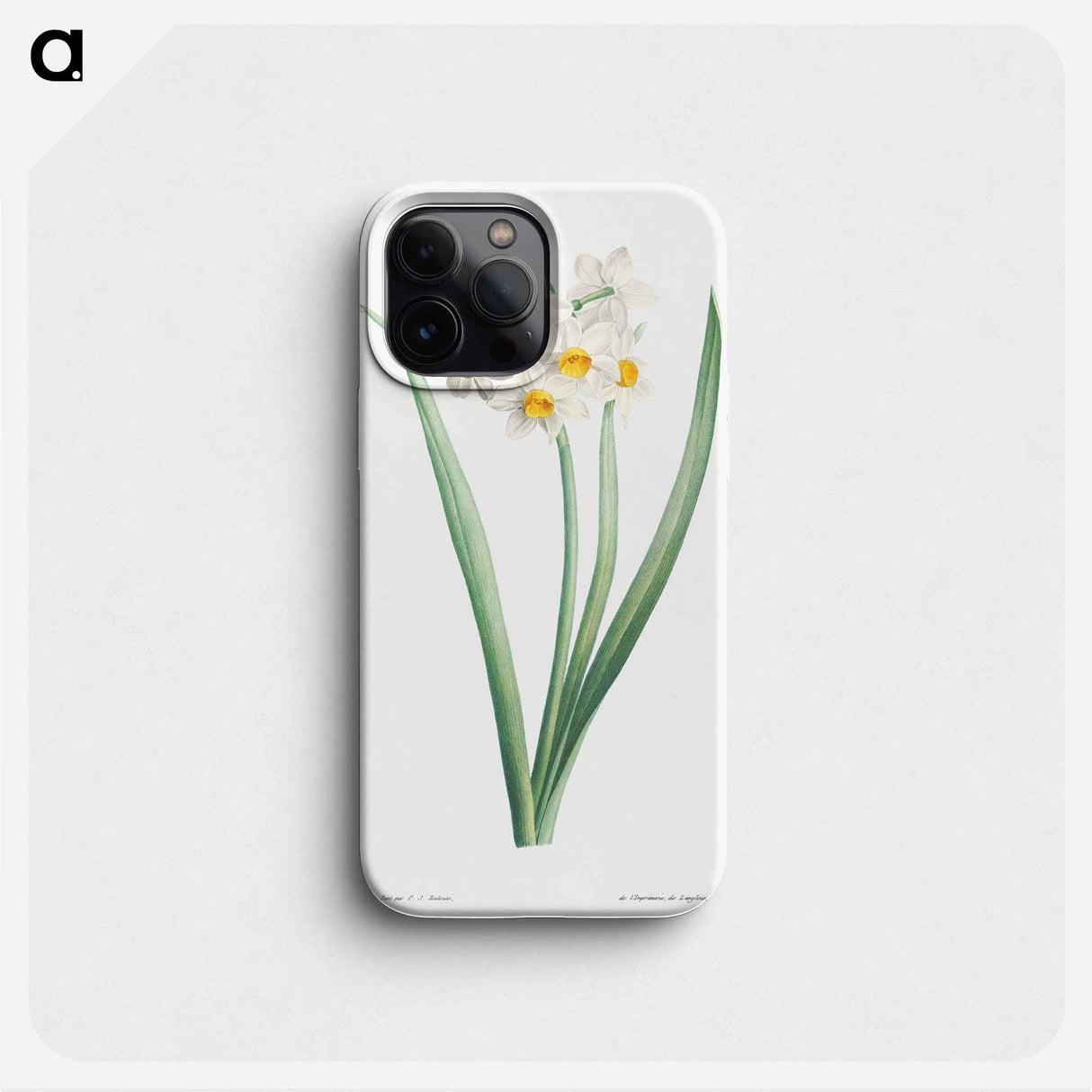 Narcissus - ピエール ジョゼフ ルドゥーテ Phone Case.