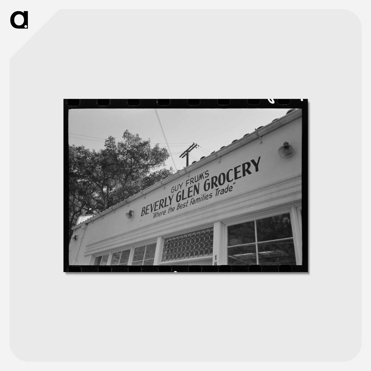 アートポストカード-Beverly Glen Grocery
 - ラッセル リー Postcard.