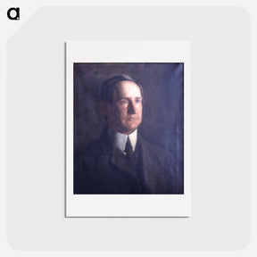 アートポストカード-Portrait of Frank Lindsay Greenwalt - トーマス エイキンズ Postcard.