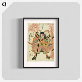 アートポスター-Actor Matsumoto Koshiro V in the Play Yoshitsune Sembonzakura
 - 歌川 国貞 Poster.