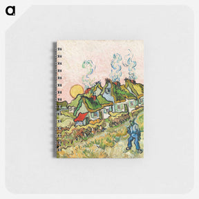 アートメモ帳-Houses and Figure - フィンセント ファン ゴッホ Memo.