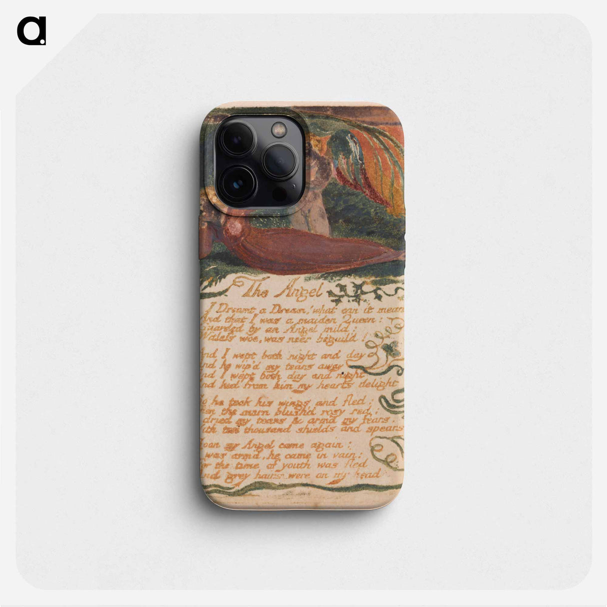 Songs of Innocence and of Experience, Plate 40, "The Angel" - ウィリアム ブレイク Phone Case.