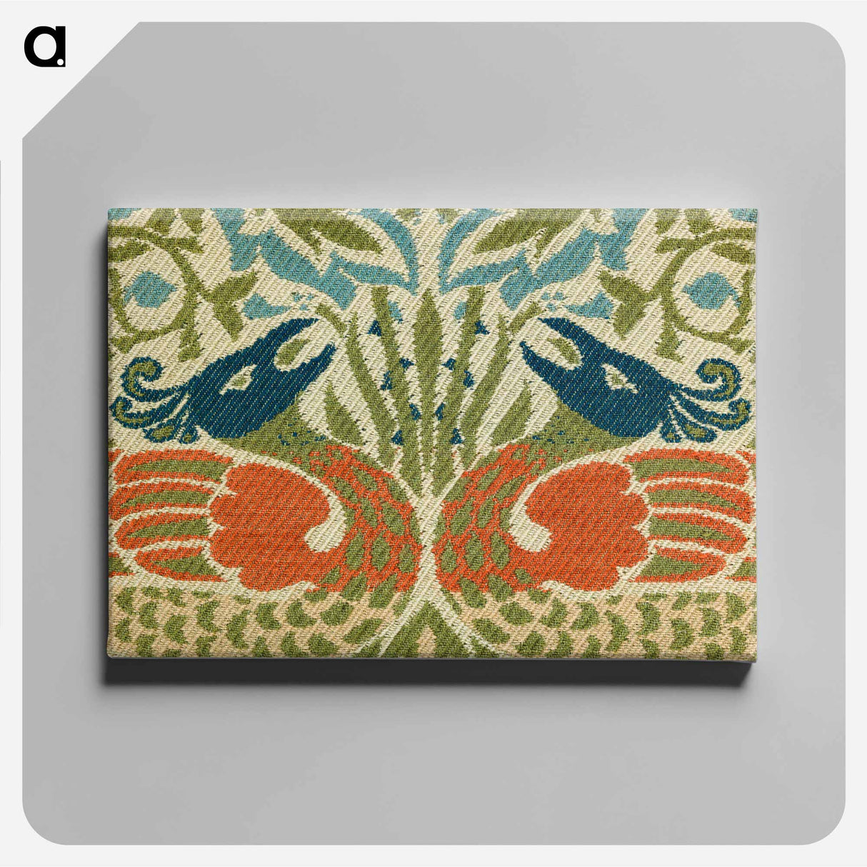 Peacock and Dragon - William Morris Canvas.