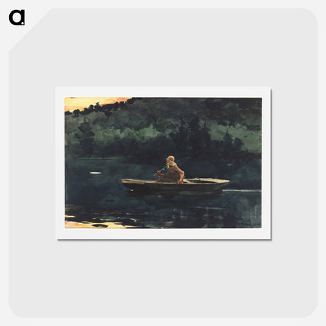 アートポストカード-The Rise - ウィンスロー ホーマー Postcard.