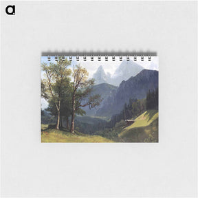 アートメモ帳-Tyrolean Landscape - アルバート ビアスタット Memo.