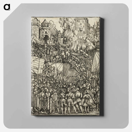アートパネル-The Expulsion of the Hungarians from Lower Austria - アルブレヒト デューラー Canvas.