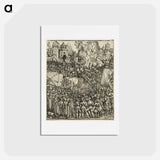 アートポストカード-The Expulsion of the Hungarians from Lower Austria - アルブレヒト デューラー Postcard.