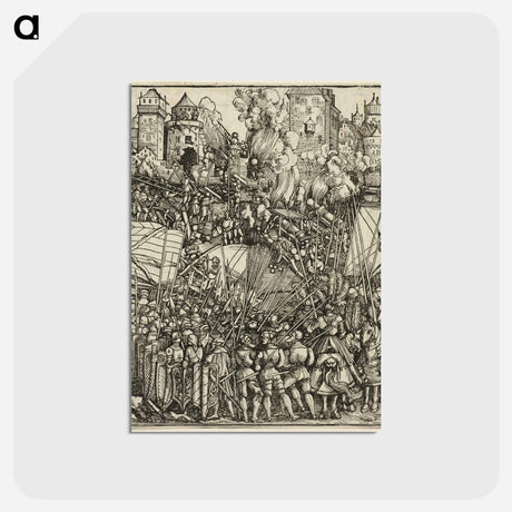 アートポストカード-The Expulsion of the Hungarians from Lower Austria - アルブレヒト デューラー Postcard.