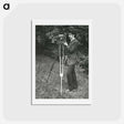 アートポストカード-Self-Portrait with camera, tripod and pistol - アルフレッド スティーグリッツ Postcard.