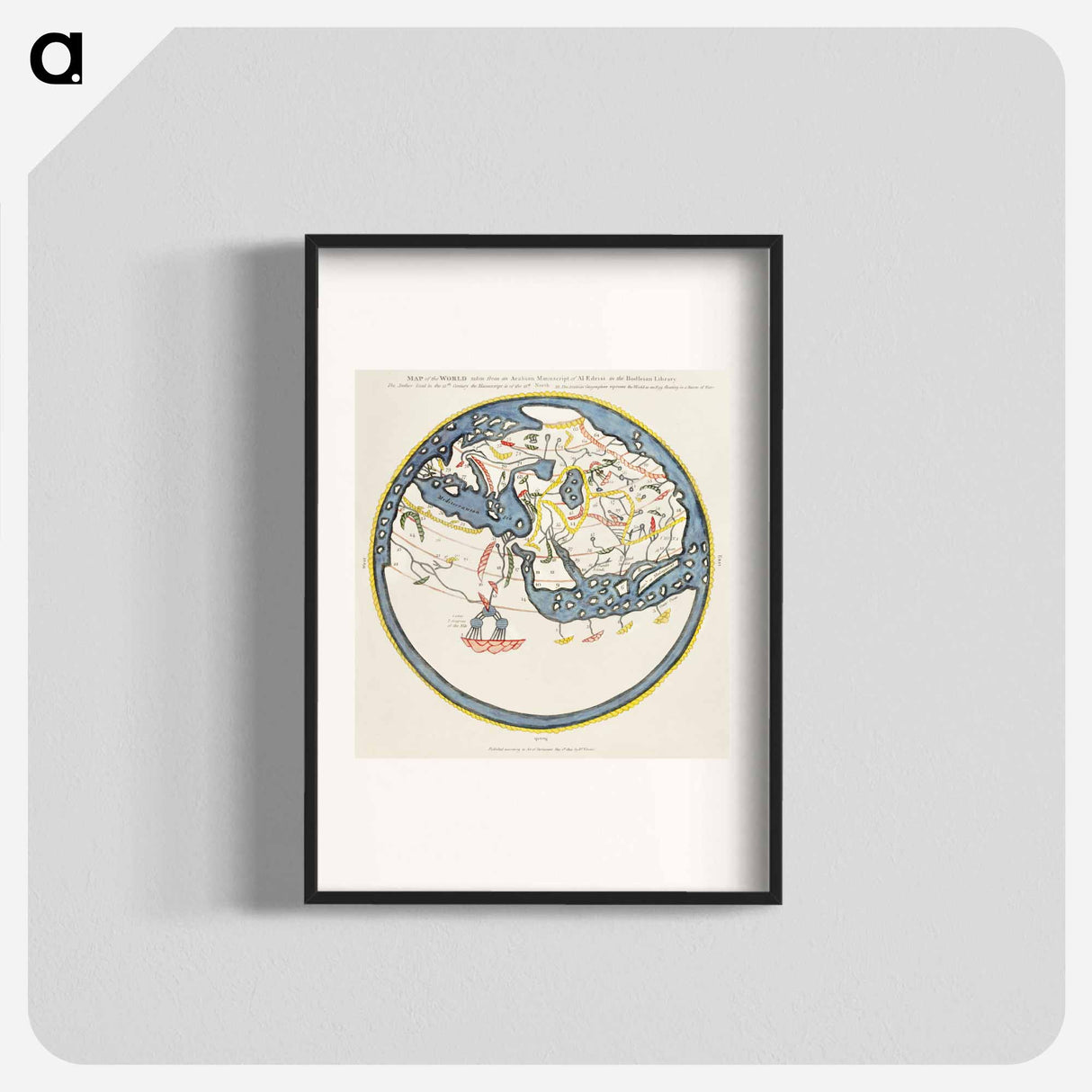 The Commerce and Navigation of the Ancients in the Indian Ocean - アンティーク地図 Poster.