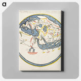 The Commerce and Navigation of the Ancients in the Indian Ocean - アンティーク地図 Canvas.