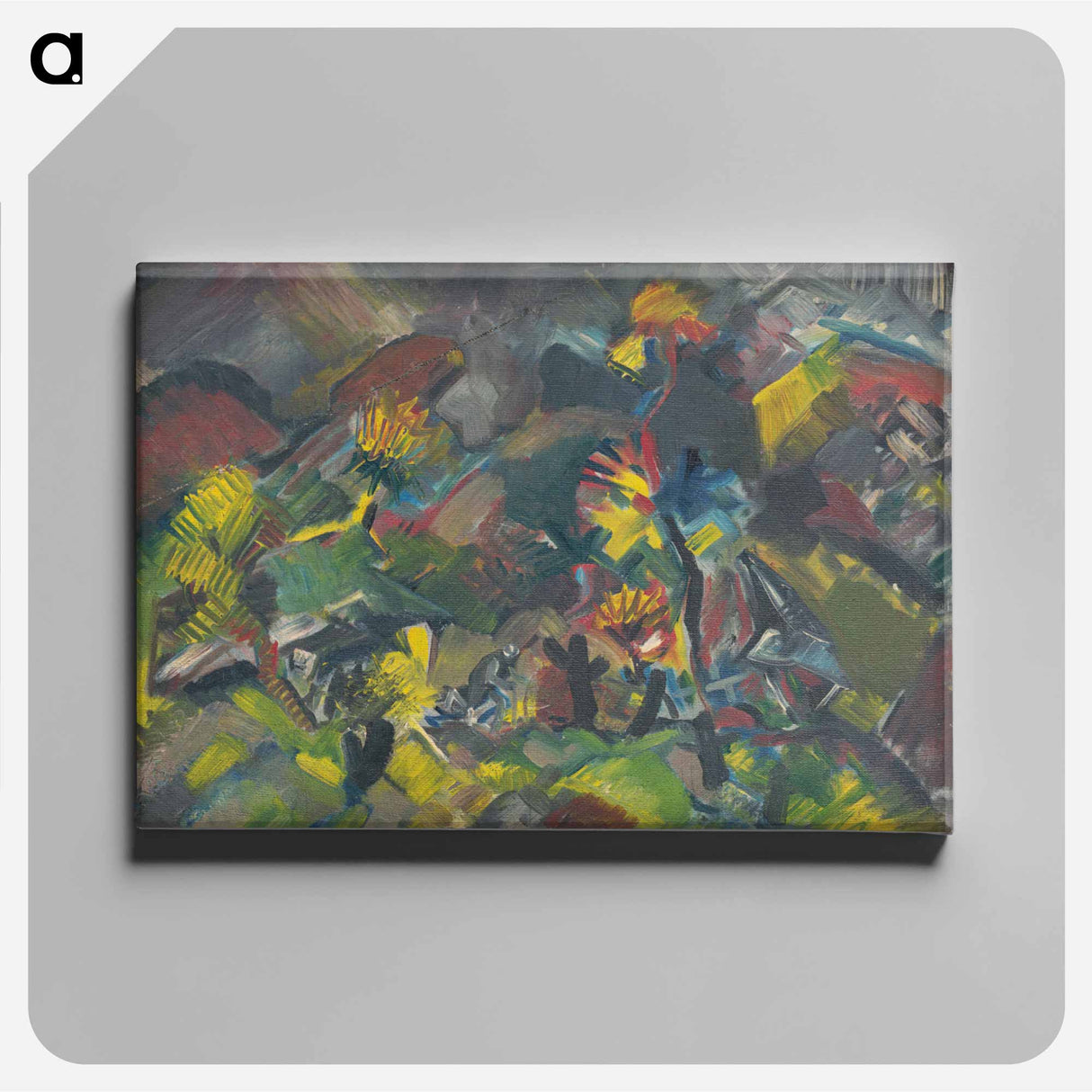 Mountain landscape - アーノルド ピーター ワイズ クビンチャン Canvas.