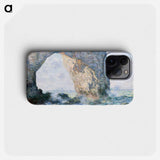 The Manneporte (Étretat) - クロード モネ Phone Case.