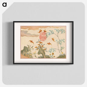 アートポスター-Bats, Rocks, and Flowers
 - クリーブランド美術館 Poster.